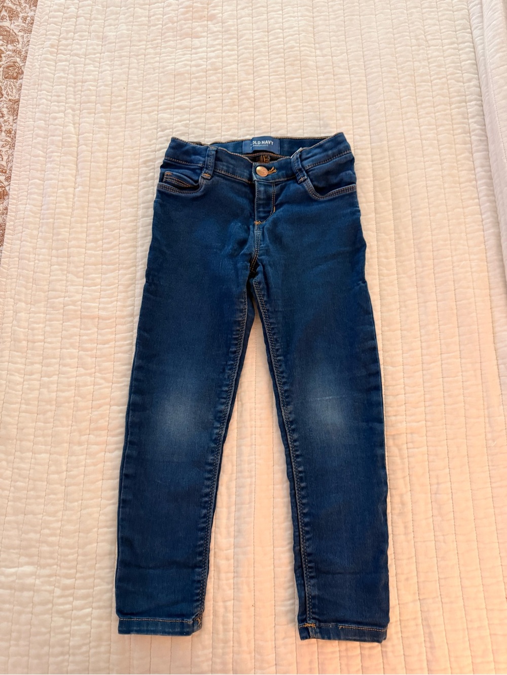 EUC-Old Navy Toddler girls 5T Dark Blue Skinny Jeans